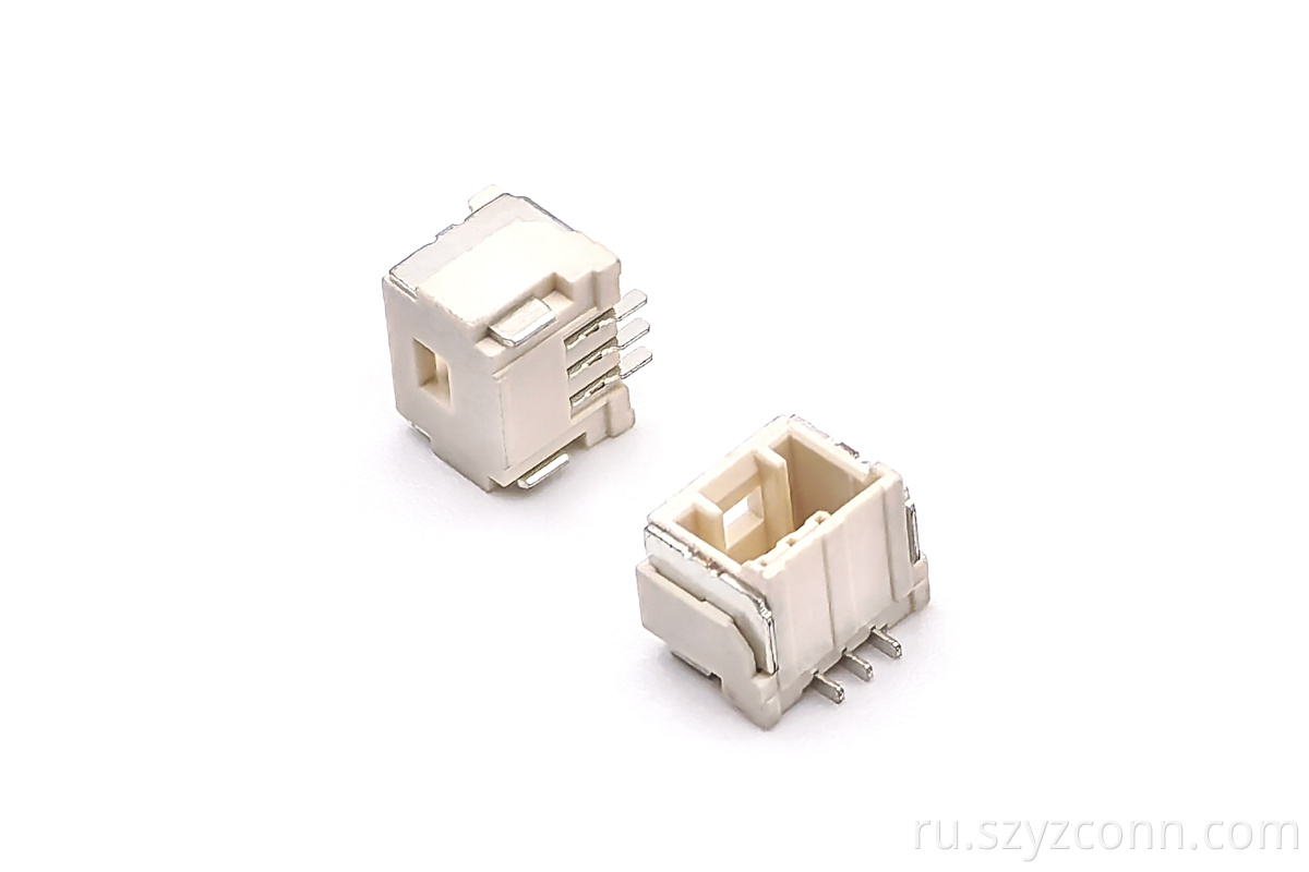 Разъем штыревого разъема SMT 3P автомобильного класса с шагом 1,5 мм 1.5mm Pitch Wafer Automotive-Grade Pin Header Connector SMT 3P
